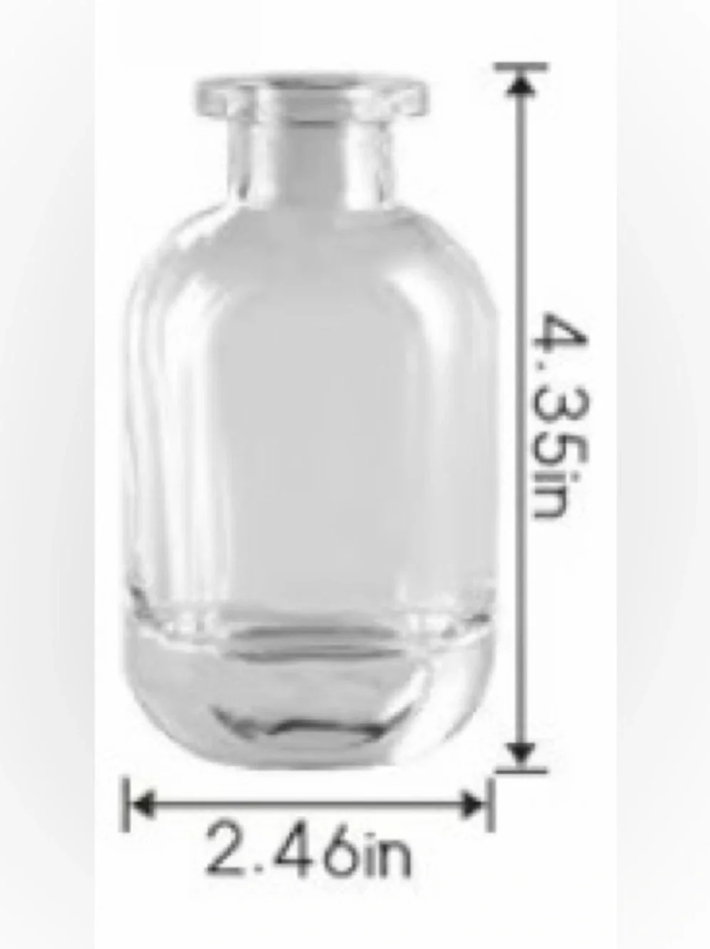 Clear Glass Decorative Bud Vase Set of 3 - Home Accents